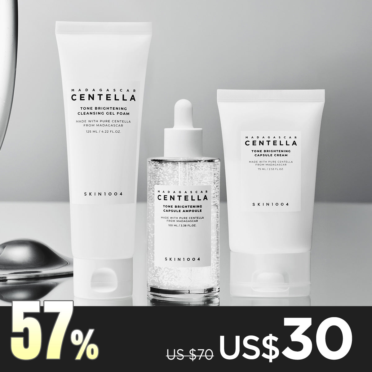 *SPECIAL PRICE* [SKIN1004] Madagascar Centella Tone Brightening Care Set