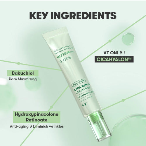 [VT Cosmetics] Cica Reti-A Cream 0.05 30ml