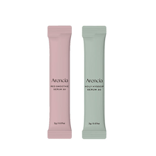 [Arencia] Serum Sample Set 2g*2ea (Holy Hyssop Serum 30 + Red Smoothie Sreum 30)