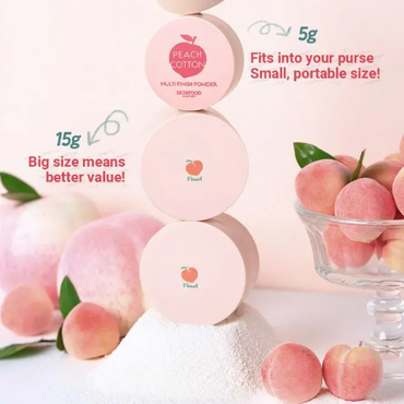 [Skinfood] Peach Cotton Multi Finish Powder 15ml