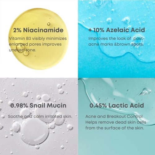 [NINE LESS] A-control 10% Azelaic Acid Serum 30ml