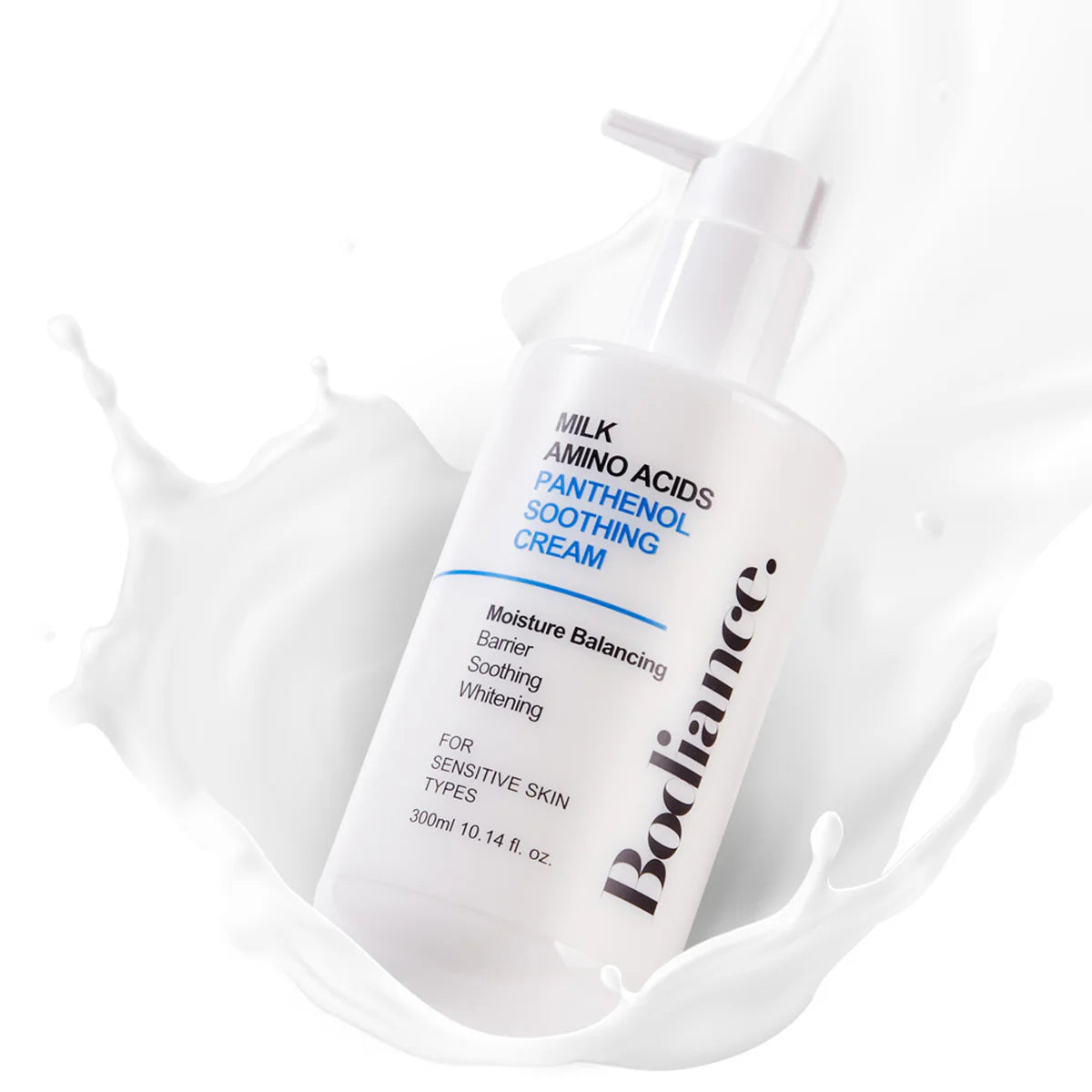 [Bodiance.] Milk Amino Acid Panthenol Soothing Cream 300ml