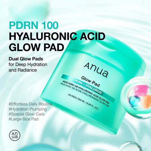 [Anua] PDRN 100 Hyaluronic Acid Glow Pad (60ea)