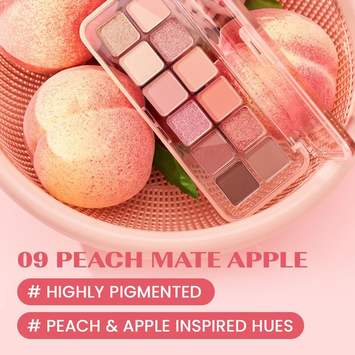 [CLIO] Pro Eye Palette Air Every Fruit Grocery Edition 09 Peach Mate Apple