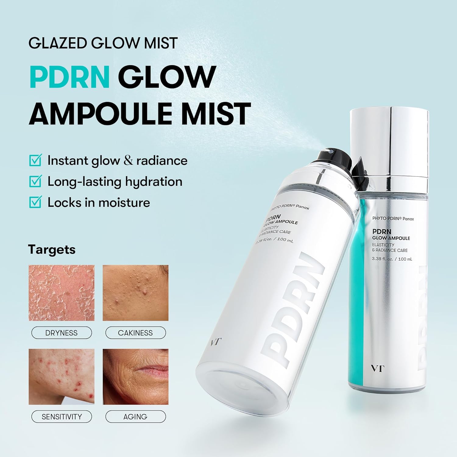 [VT Cosmetics] PDRN Glow Ampoule Mist 100ml