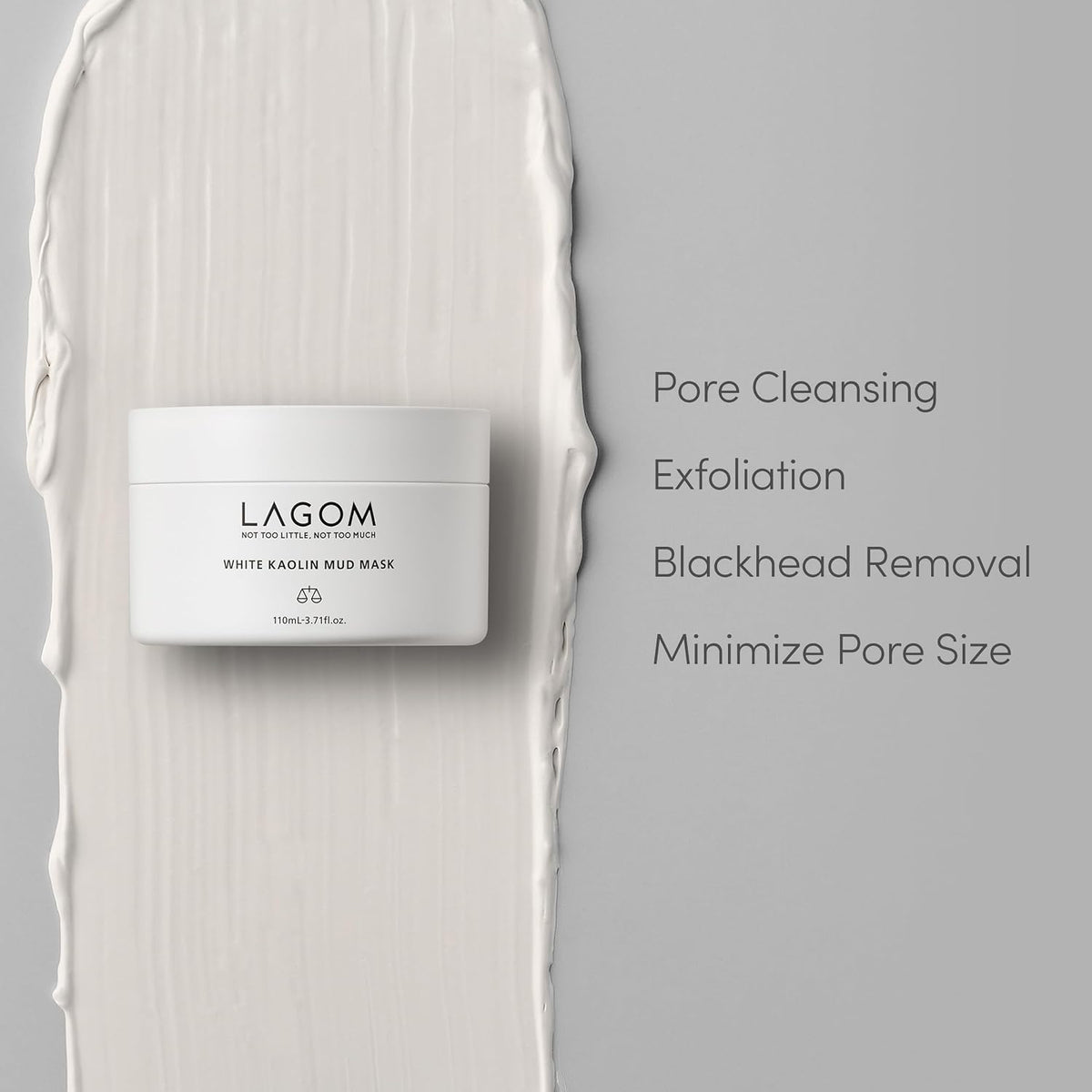 [Lagom] White Kaolin Mud Mask 110ml