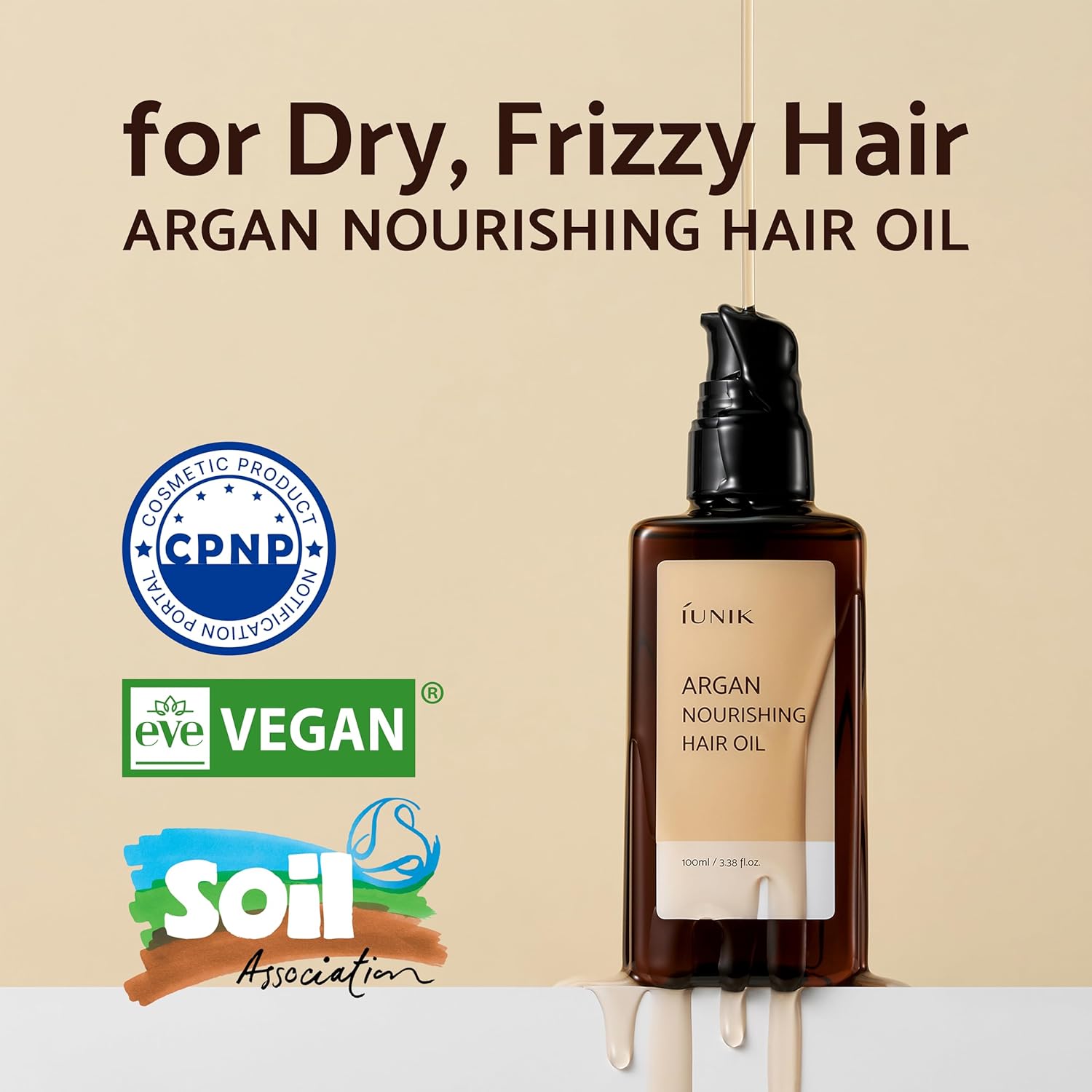 [iUNIK] Argan Nourishing Hair Oil 100ml