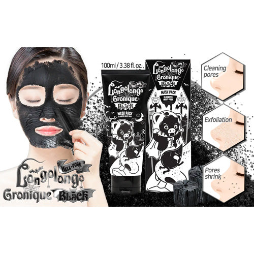 [Elizavecca] Hell-Pore Longolongo Gronique Black Mask Pack 100ml