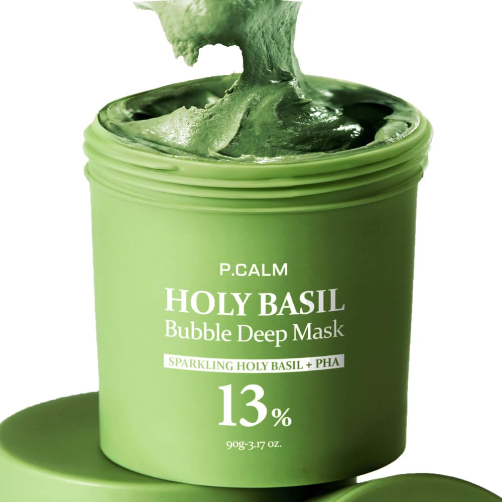 [P.CALM] Holy Basil Bubble Deep Mask 90ml