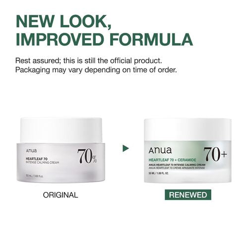 [Anua] *renewal* Heartleaf 70% Intense Calming Cream 50ml