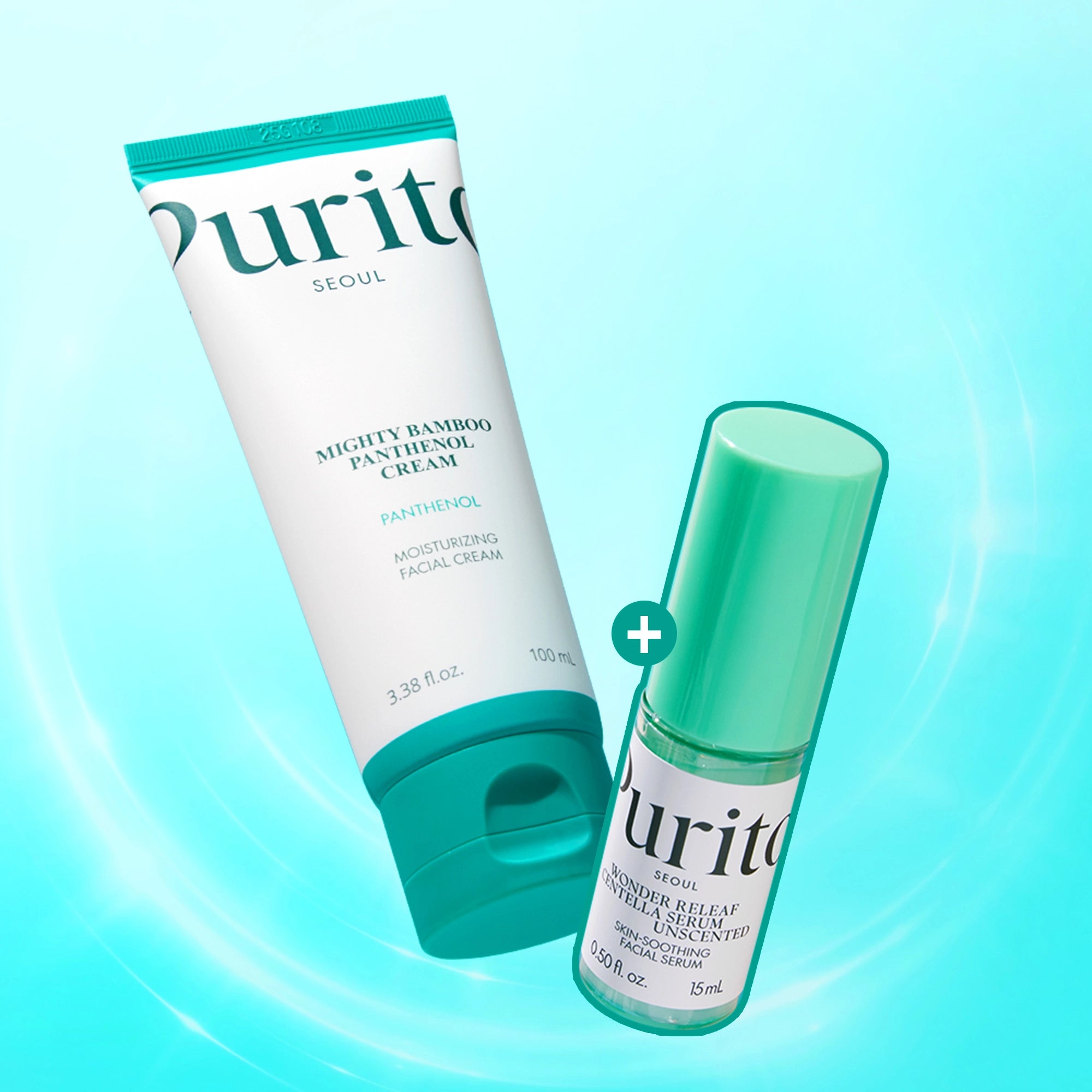 *Special Price* Exclusive Set [Purito Seoul] Set: Panthenol Bamboo Cream + Releaf Serum