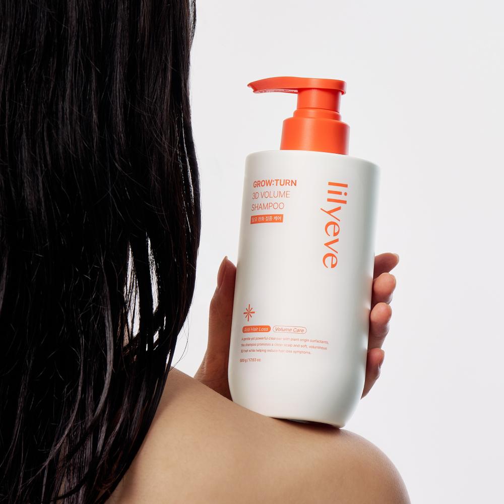 MOIDA SET [lilyeve] Grow:Turn Volume Boosting Set (Shampoo 500ml & Brush Ampoule) *Special Price*