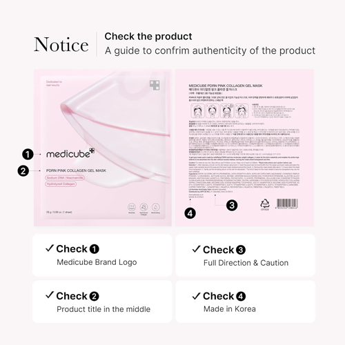 [Medicube] PDRN Pink Collagen Gel Mask (5ea)