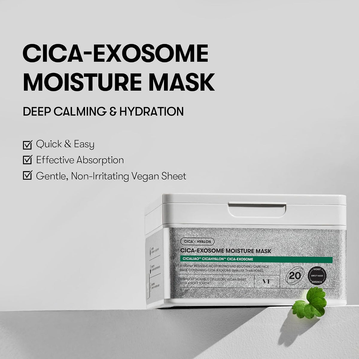 [VT Cosmetics] Cica-Exosome Moisture Mask (20ea)