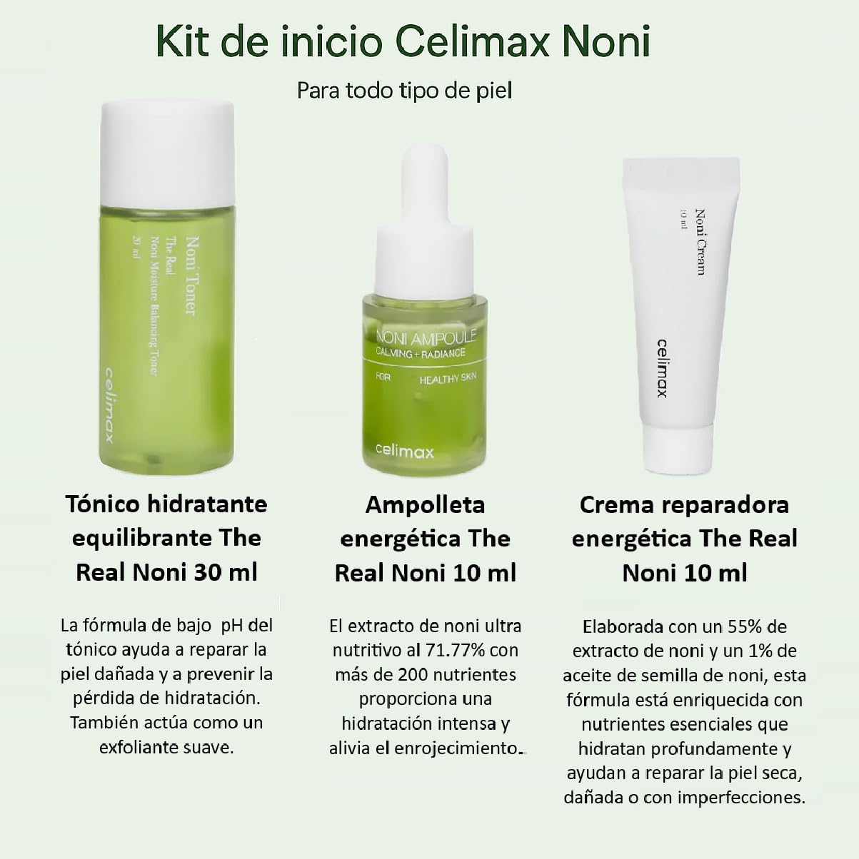 MOIDA SET [celimax] Noni Travel Essentials Set (Kit + Bubble Cleanser + Sheet Mask 5ea) *Special Price*