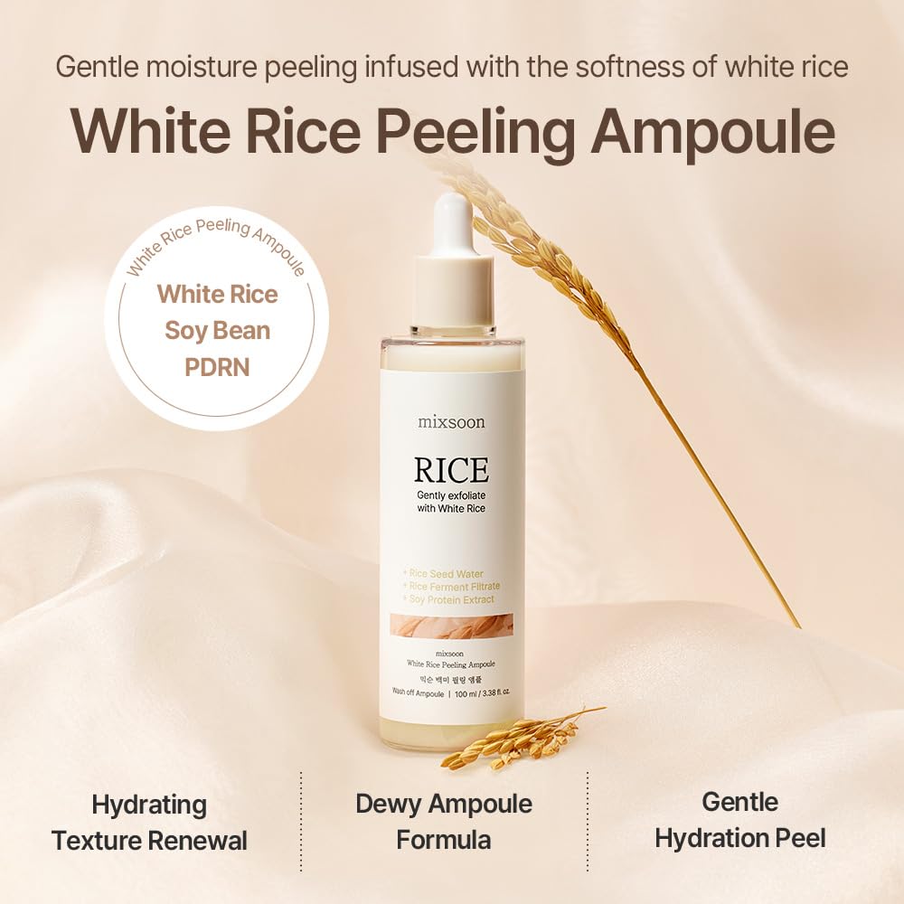 [MIXSOON] White Rice Peeling Ampoule 100ml