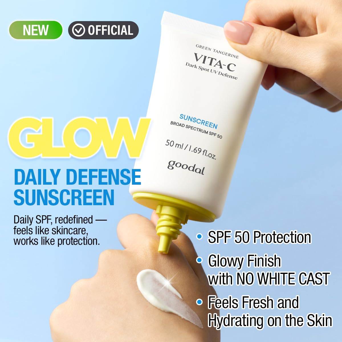 [Goodal] Green Tangerine Vita C Dark Spot UV Defense Sunscreen 50ml