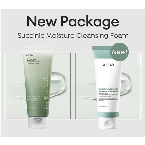 [Anua] *renewal* Heartleaf Succinic Moisture Cleansing Foam 150ml