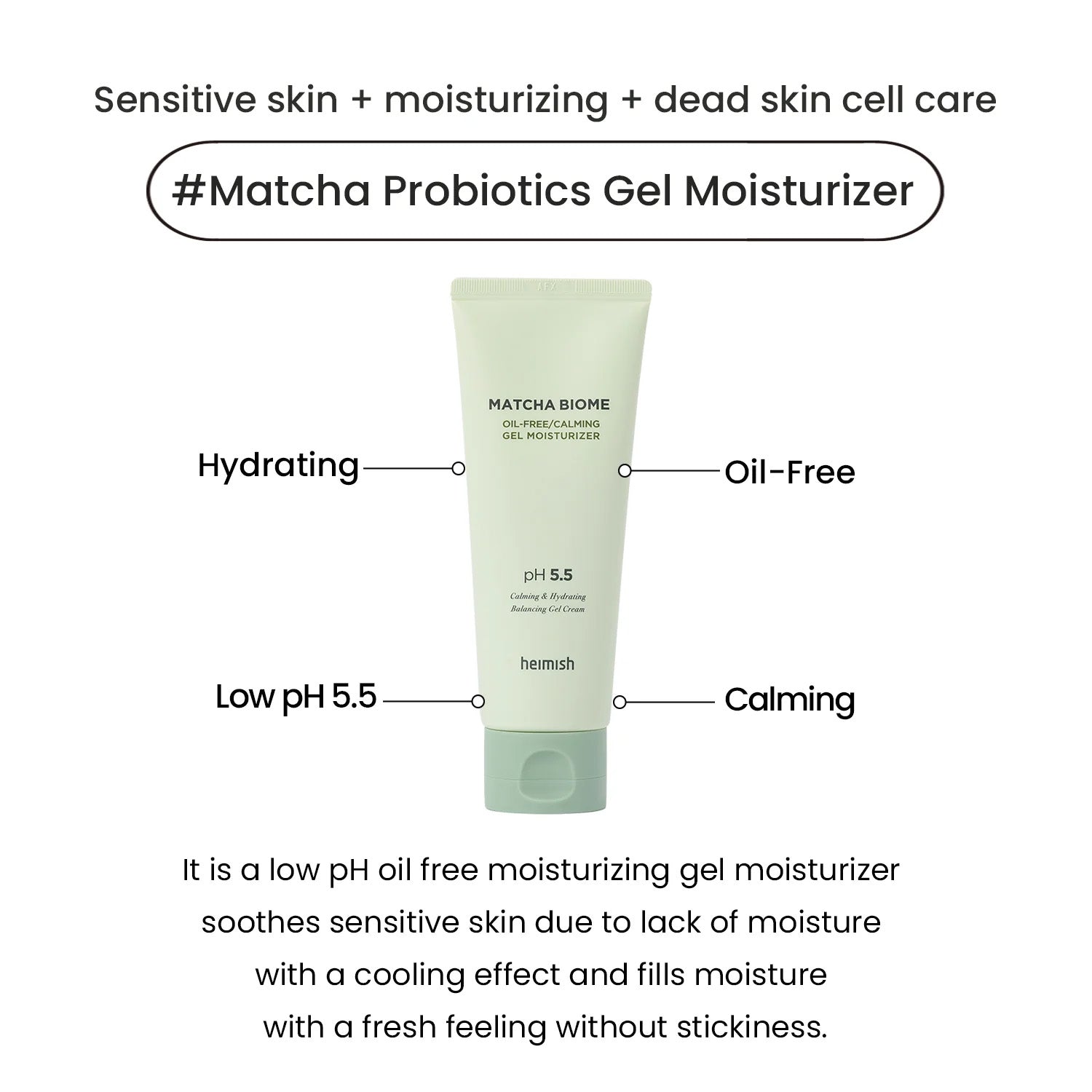 [Heimish] Matcha Biome Oil-Free Calming Gel Moisturizer 100ml