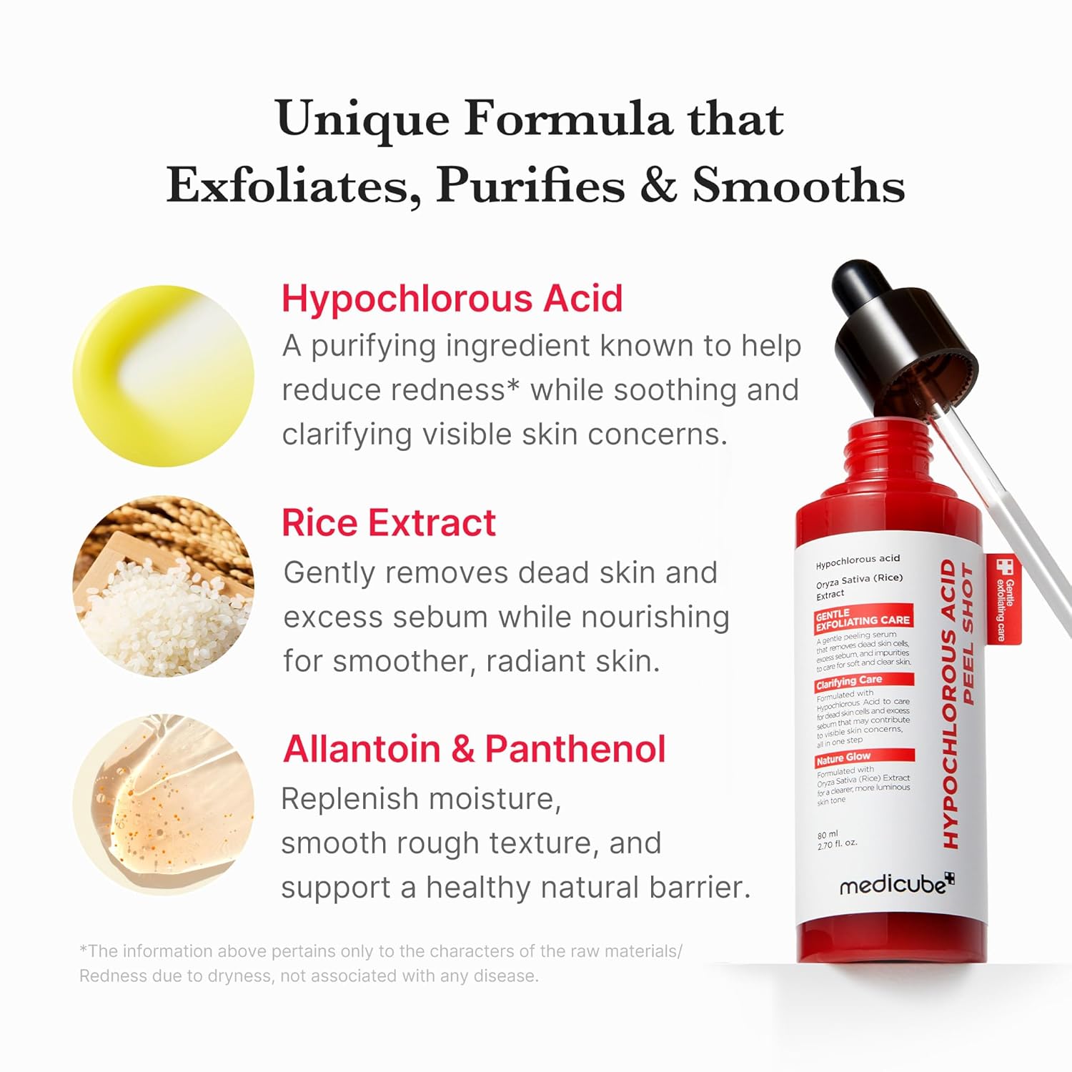 [MEDICUBE] Hypochlorous Acid Rice Shot 80ml