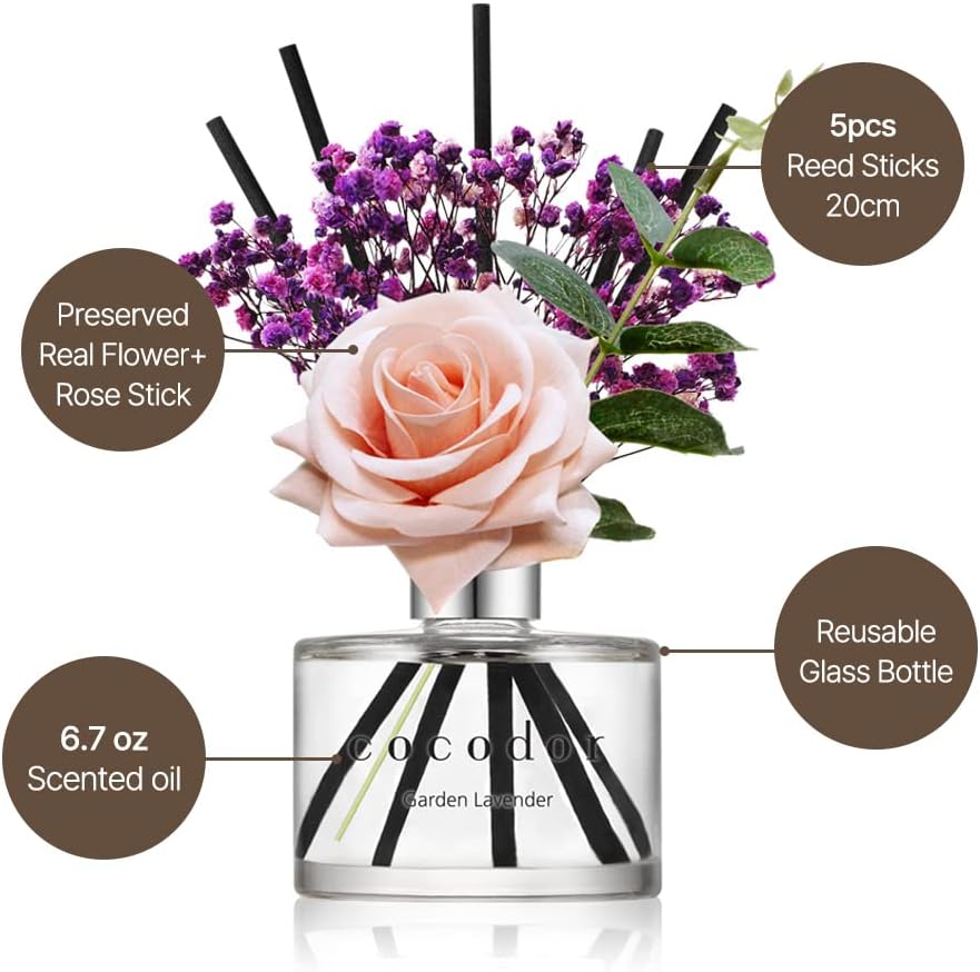 [COCODOR] Rose flower diffuser 200ml (4 types)