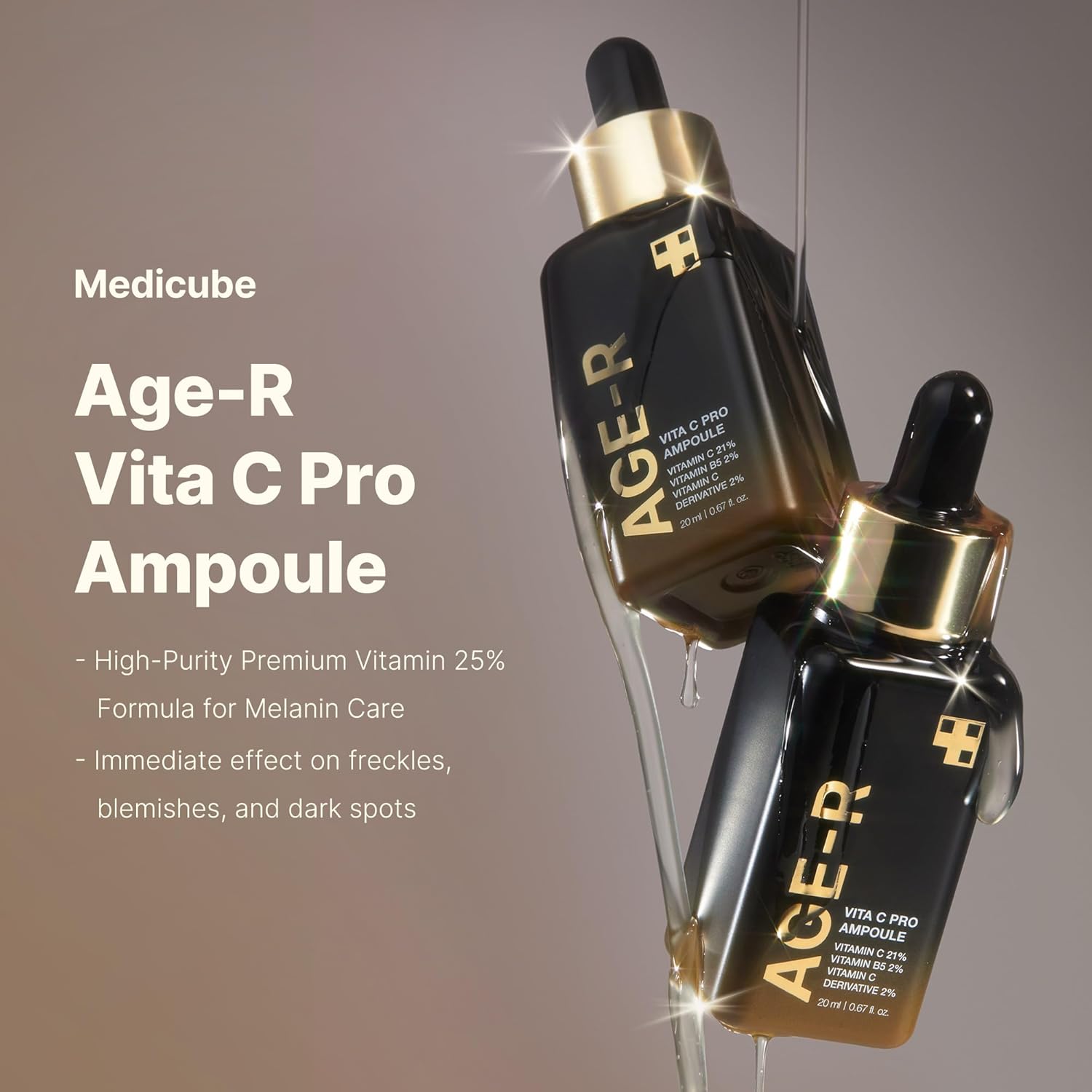 MEDICUBE] AGE-R Vita C Pro Ampoule 20ml – MOIDA