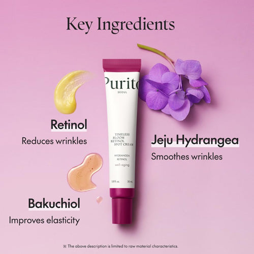 [Purito Seoul] Timeless Bloom Retinol Spot Cream 30ml