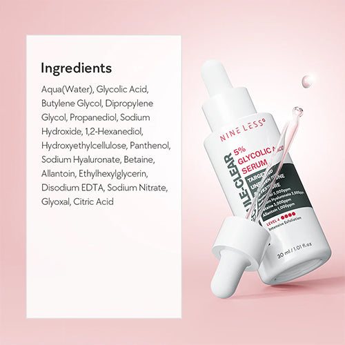 [NINELESS] Molecule-Clear 5% Glycolic Acid Serum 30ml