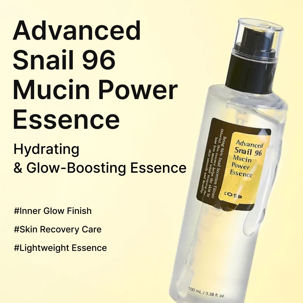 MOIDA SET [COSRX] Snail 96 Mucin Repair Care Routine for Damaged & Dehydrated Skin (Essence + Cream) *Special Price*