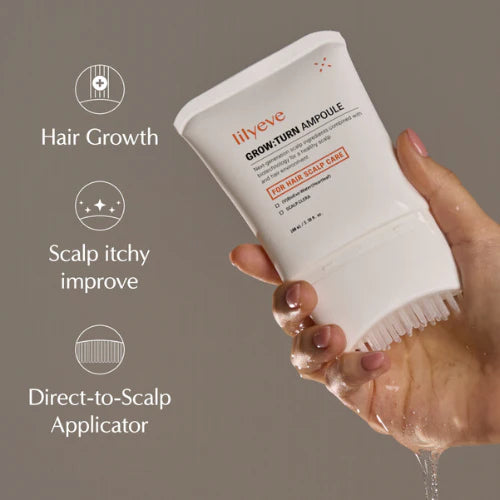 MOIDA SET [lilyeve] Grow:Turn Volume Boosting Set (Shampoo 500ml & Brush Ampoule) *Special Price*