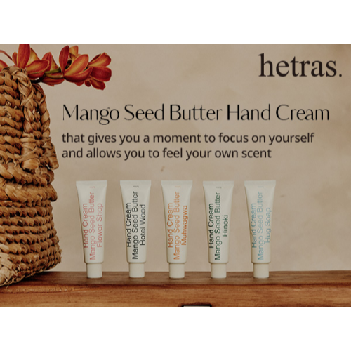 [hetras] Perfumed Mango Seed Butter Hand Cream 50ml (14 types)