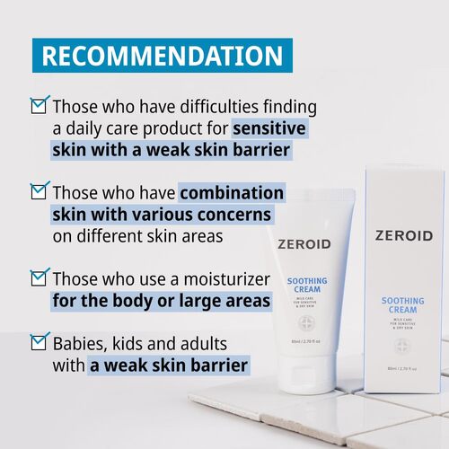 [ZEROID] Soothing Cream 80ml