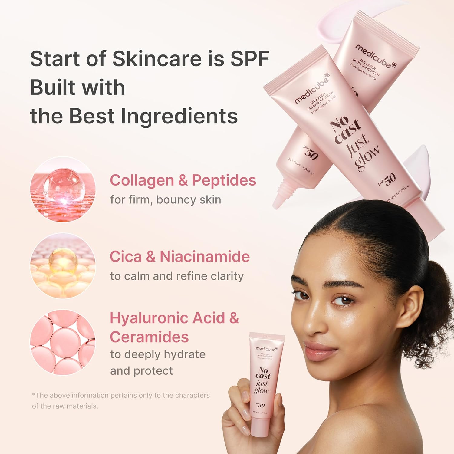 [MEDICUBE] Glow Collagen Sunscreen 50ml SPF 50