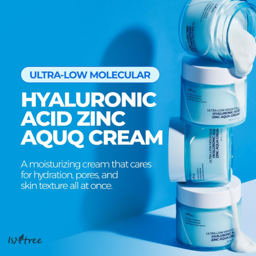 [Isntree] Ultra-Low Molecular Hyaluronic Acid Zinc Aqua Cream 80ml