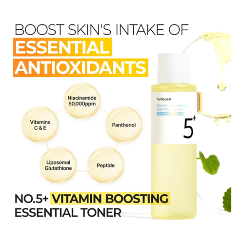 [Numbuzin] No.5+ Glutathione Vitamin Concentrated Toner 200ml