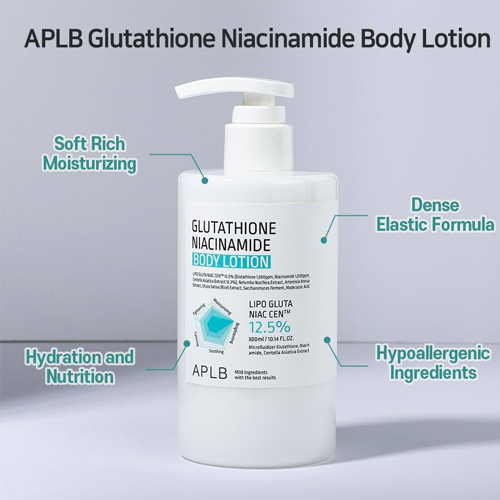 APLB - Glutathione Niacinamide Body Lotion (300ml) APLB - Glutathione Niacinamide Body Lotion (300ml)