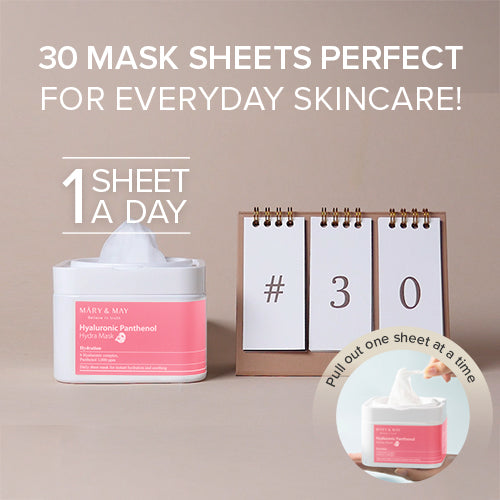 [Mary&May] Hyaluronic Panthenol Hydra Mask (30ea)