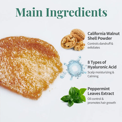 [plu] Exfoliating Scalp Scrub Peppermint 200g