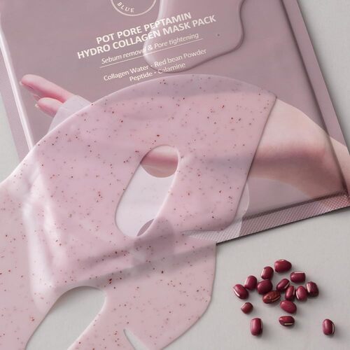 [HEVEBLUE] Pot Pore Peptamin Hydro Collagen Mask Pack (4ea)