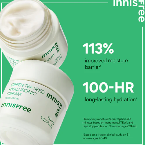 [Innisfree] Green Tea Seed Hyaluronic Cream 50ml