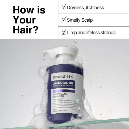 [Heimish] RX Amino Biotin Revitalizing Shampoo 400ml