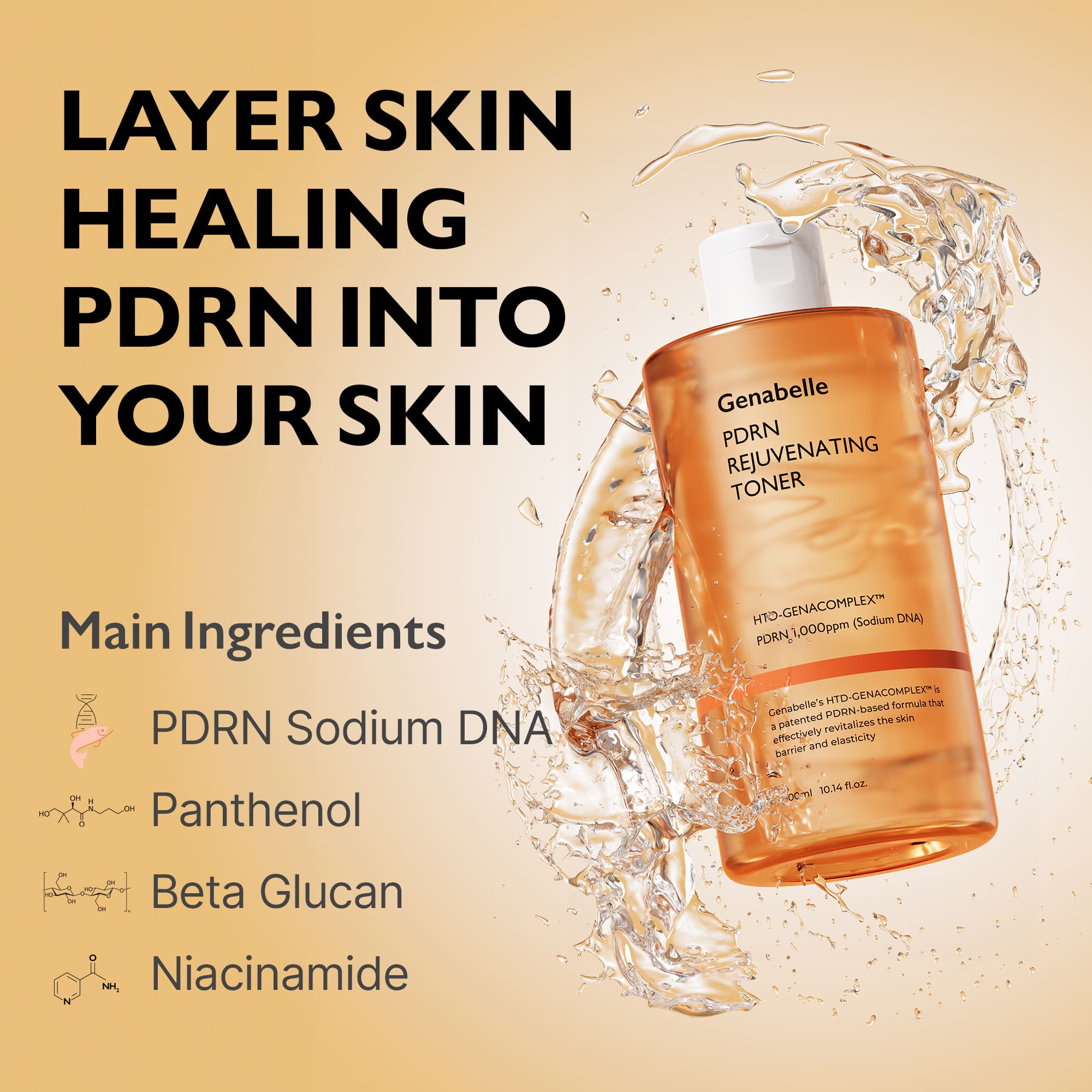 [Genabelle] PDRN Rejuvenating Toner 300ml