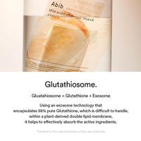 [Abib] Mild acidic pH sheet mask Glutathiosome fit (1ea)