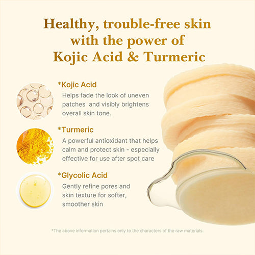 MEDICUBE] Kojic Acid Turmeric Pad (70ea) – MOIDA