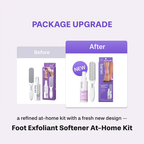 [baren] Callus Remover Kit for Feet: Foot File & Peeling Foot Spray *Flash Deal*