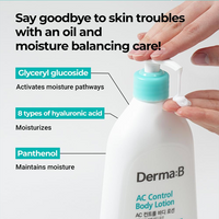 [DERMA:B] AC Control Body Lotion 400 ml