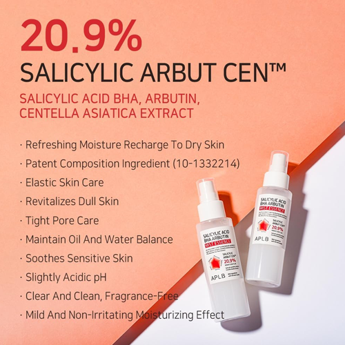 [APLB] Salicylic Acid BHA Arbutin Mist Essence 105ml