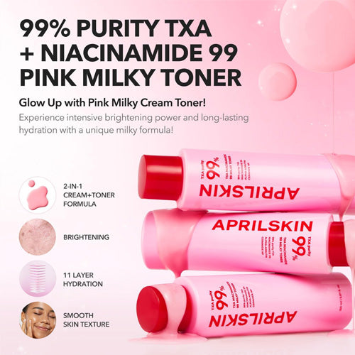 [APRILSKIN] TXA Niacinamide 99 Milky Toner 150ml