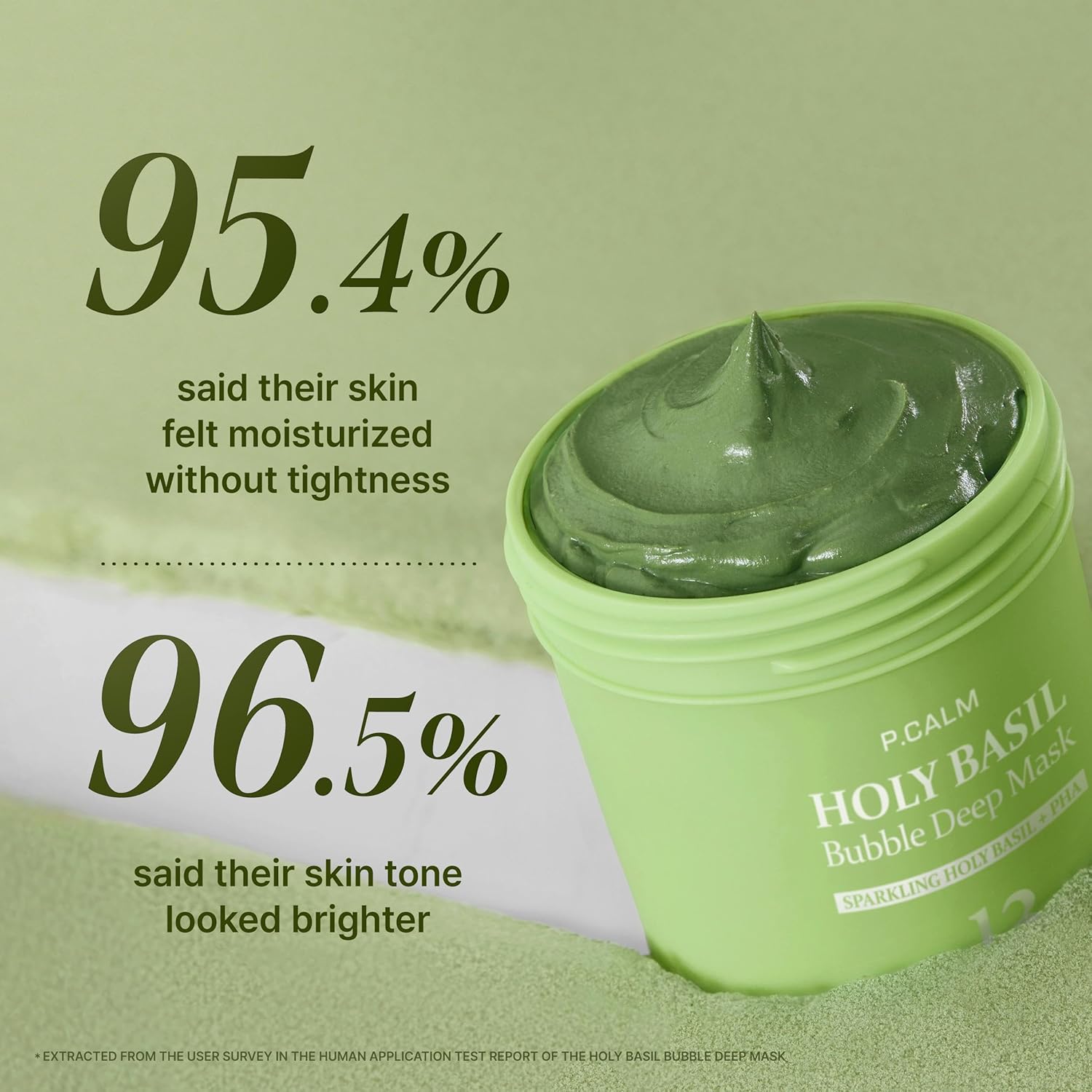 [P.CALM] Holy Basil Bubble Deep Mask 90ml