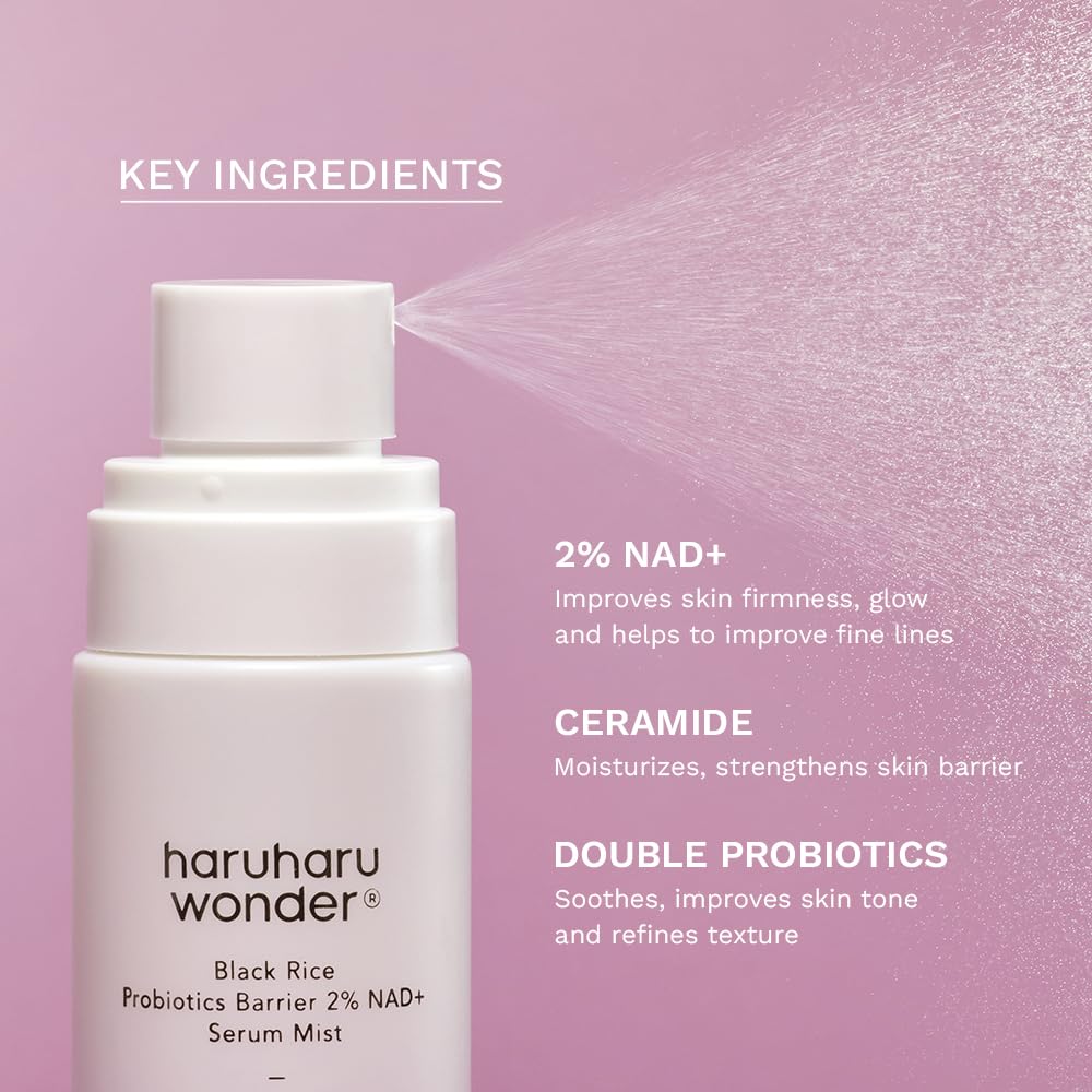 [haruharu wonder] Black Rice Probiotics Barrier NAD+ Serum Mist 80ml